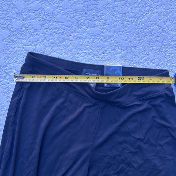 NWT Investments Soft Black Bootcut Regular Length Pull on Pants Size M R Med - Picture 4 of 6